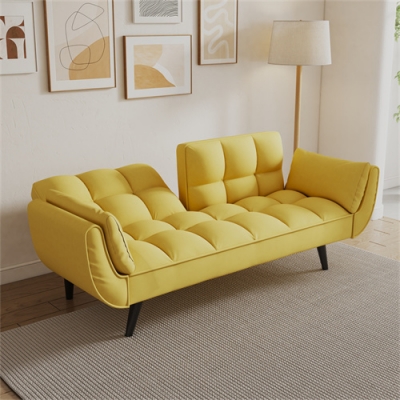 Convertible Tufted Futon Sofa Daybed Loveseat Sofabed Sleeper Couch Bed for Home